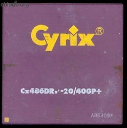 Cyrix Cx486DRu2-20/40GP+ Cyrix Cx486DRu2-20/40GP+