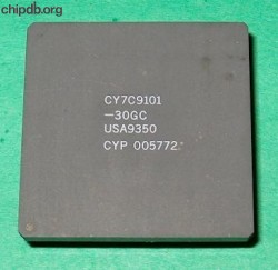 Cypress CY7C9101-30GC diff font