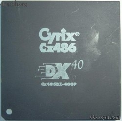 Cyrix CX486DX-40GP whitedot Cyrix CX486DX-40GP whitedot