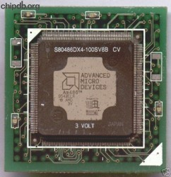AMD S80486DX4-100 SV8B AMD S80486DX4-100 SV8B