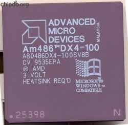 AMD A80486DX4-100SV8B diff Windows logo