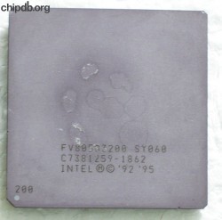 Intel Pentium FV80503200 SY060 FAKE