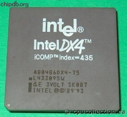 Intel A80486DX4-75 SK087 FAKE