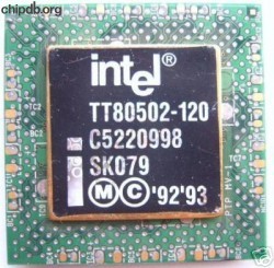 Intel Pentium TT80502-120 SK079 FAKE