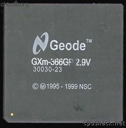 Geode GXm-366GP 2.9V FAKE