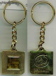 Intel keychain Pentium 60 gold