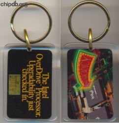 Intel keychain Intel Overdrive "No vacancy"