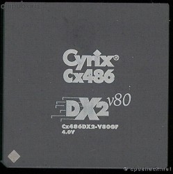 Cyrix Cx486DX2-V80GP 4.0V square