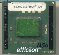 Transmeta Efficeon TM8600 13 ES Transmeta Efficeon TM8600 13 ES