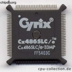 Cyrix Cx486SLC/e-33MP