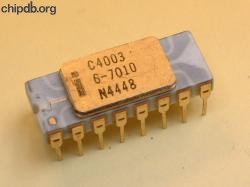 Intel C4003 gray stripes