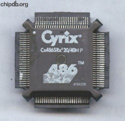Cyrix CX486SRx2 20/40 cpubar