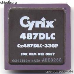 Cyrix Cx487DLC-33GP