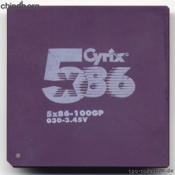 Cyrix 5x86-100GP 030-3.45V