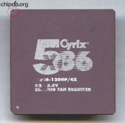 Cyrix 5x86-100GP/4X diff print