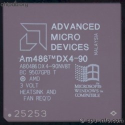 AMD A80486DX4-90NV8T diff print AMD A80486DX4-90NV8T diff print