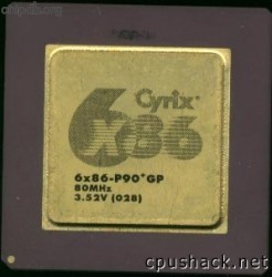 Cyrix 6x86-P90+GP 3.52V (028) Cyrix 6x86-P90+GP 3.52V (028)