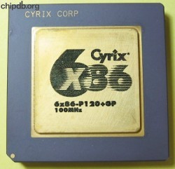 Cyrix 6x86-P120+GP 100MHz Cyrix 6x86-P120+GP 100MHz