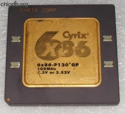 Cyrix 6x86-P120+GP 3.3V or 3.52V capacitors