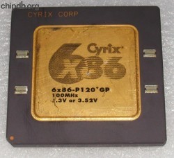 Cyrix 6x86-P120+GP 3.3V or 3.52V capacitors Cyrix 6x86-P120+GP 3.3V or 3.52V capacitors
