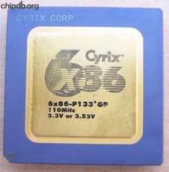 Cyrix 6x86-P133+GP 3.3V or 3.52V no capacitors Cyrix 6x86-P133+GP 3.3V or 3.52V no capacitors