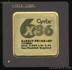 Cyrix 6x86LV-PR166+GP