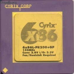 Cyrix 6x86L-PR200+GP coretext bigsquare Cyrix 6x86L-PR200+GP coretext bigsquare