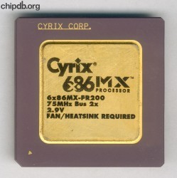 Cyrix 6x86MX-PR200 75MHz bus
