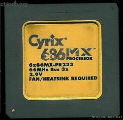 Cyrix 6x86MX-PR233 66MHz MHz bus
