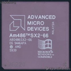 AMD A80486SX2-66 diff print 2 AMD A80486SX2-66 diff print 2