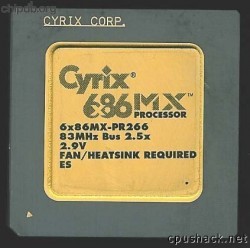Cyrix 6x86MX-PR266 ES Cyrix 6x86MX-PR266 ES
