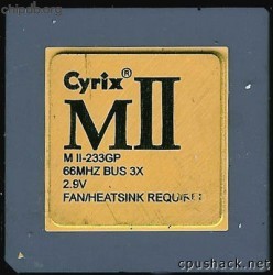 Cyrix MII-233GP 66MHz bus
