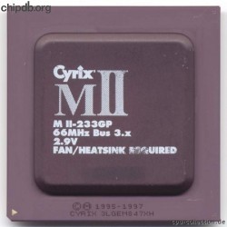 Cyrix MII-233GP  blacktop