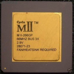 Cyrix MII-266GP smallest logo