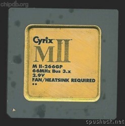 Cyrix MII-266GP 66 MHz bold font