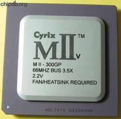 Cyrix MIIv-300GP White cap