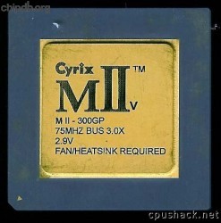 Cyrix MIIv-300GP 2.9V