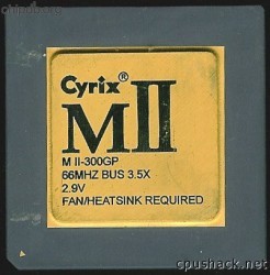 Cyrix MII-300GP 66MHz bus