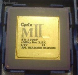 Cyrix MII-300GP ES 66 MHz bus