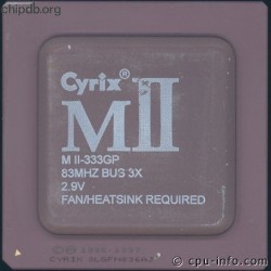 Cyrix MII-333GP blacktop diff font