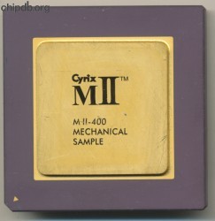 Cyrix MII 400 Mechanical sample Cyrix MII 400 Mechanical sample
