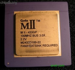 Cyrix MII-433GP M2433D100-22