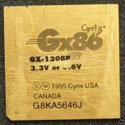 Cyrix MediaGX GX-120BP old logo