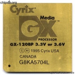 Cyrix MediaGX GX-120BP 3.3V or 3.6V