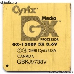 Cyrix MediaGX GX-150BP 3.6V