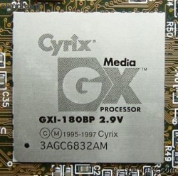 Cyrix MediaGX GXI-180BP 2.9V