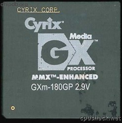 Cyrix MediaGX GXm-180GP 2.9V CYRIX CORP