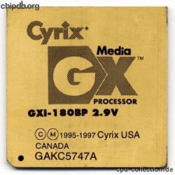 Cyrix MediaGX GXI-180BP gold