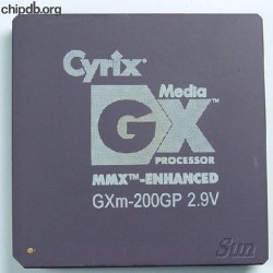 Cyrix MediaGX GXm-200GP 2.9V Cyrix MediaGX GXm-200GP 2.9V