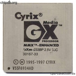 Cyrix MediaGX GXm-233BP silver